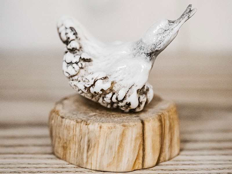 Rezba Kačica v parohu (original)