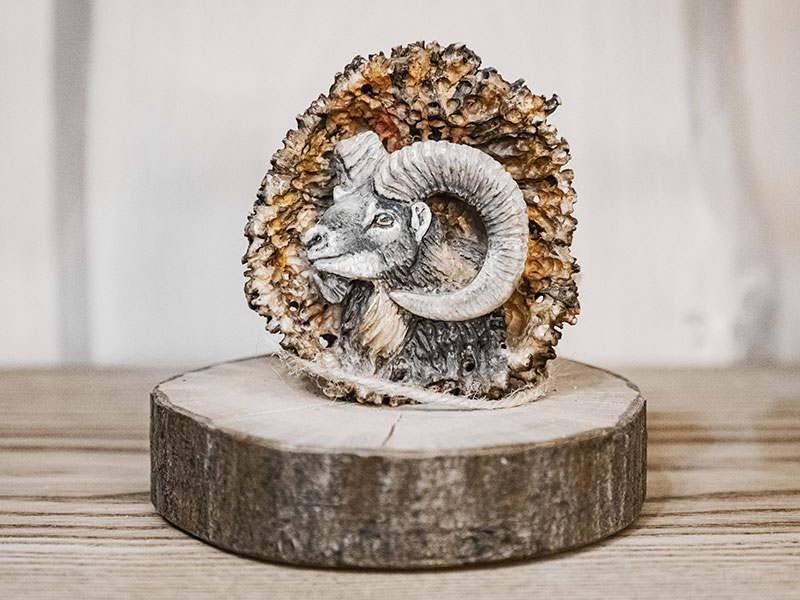 Rezba Muflón na podložke